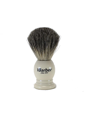 Shaving Brush 1Barber - Pure Badger Ivory - 21mm