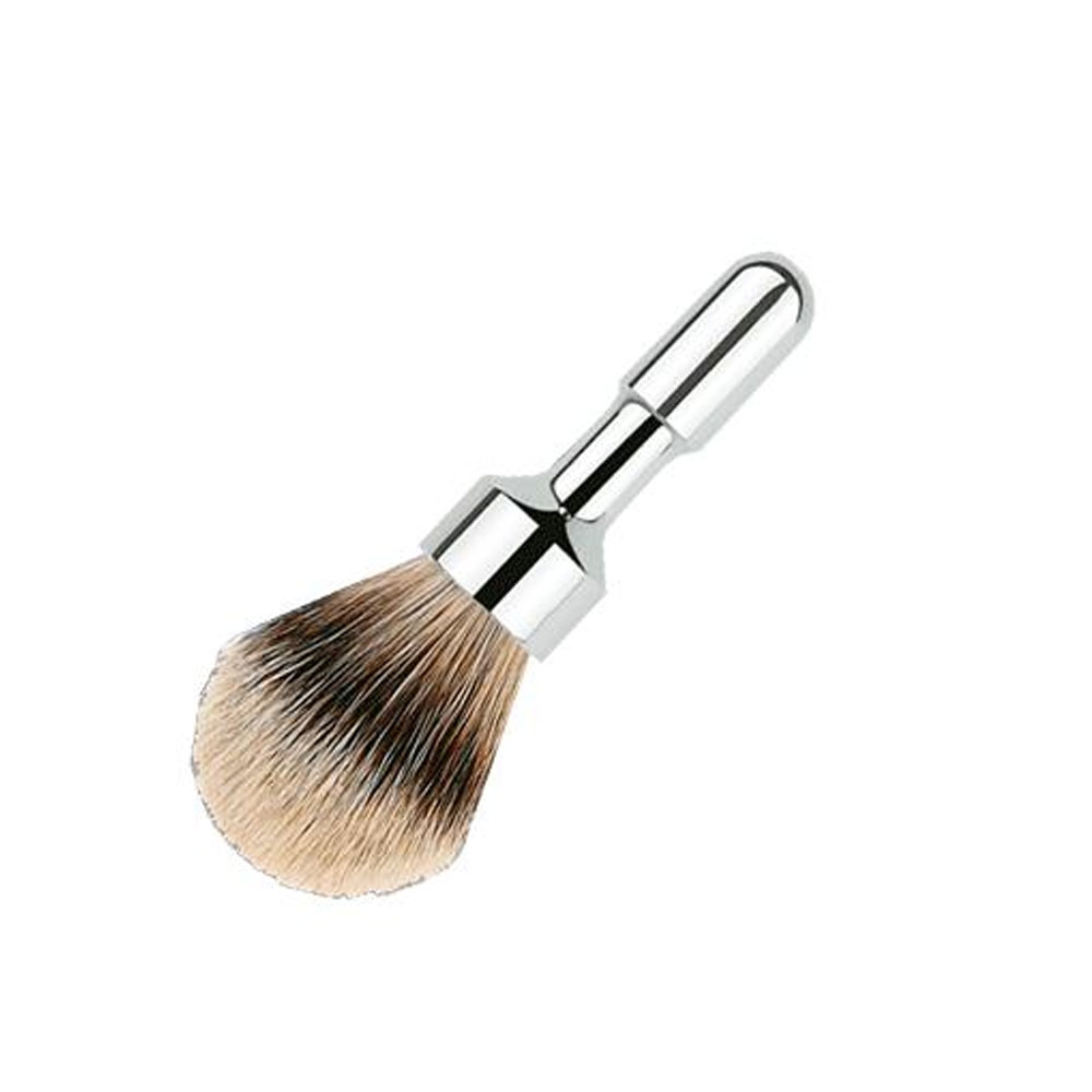 Merkur - Futur - Silvertip Shaving Brush - Chrome - 23mm