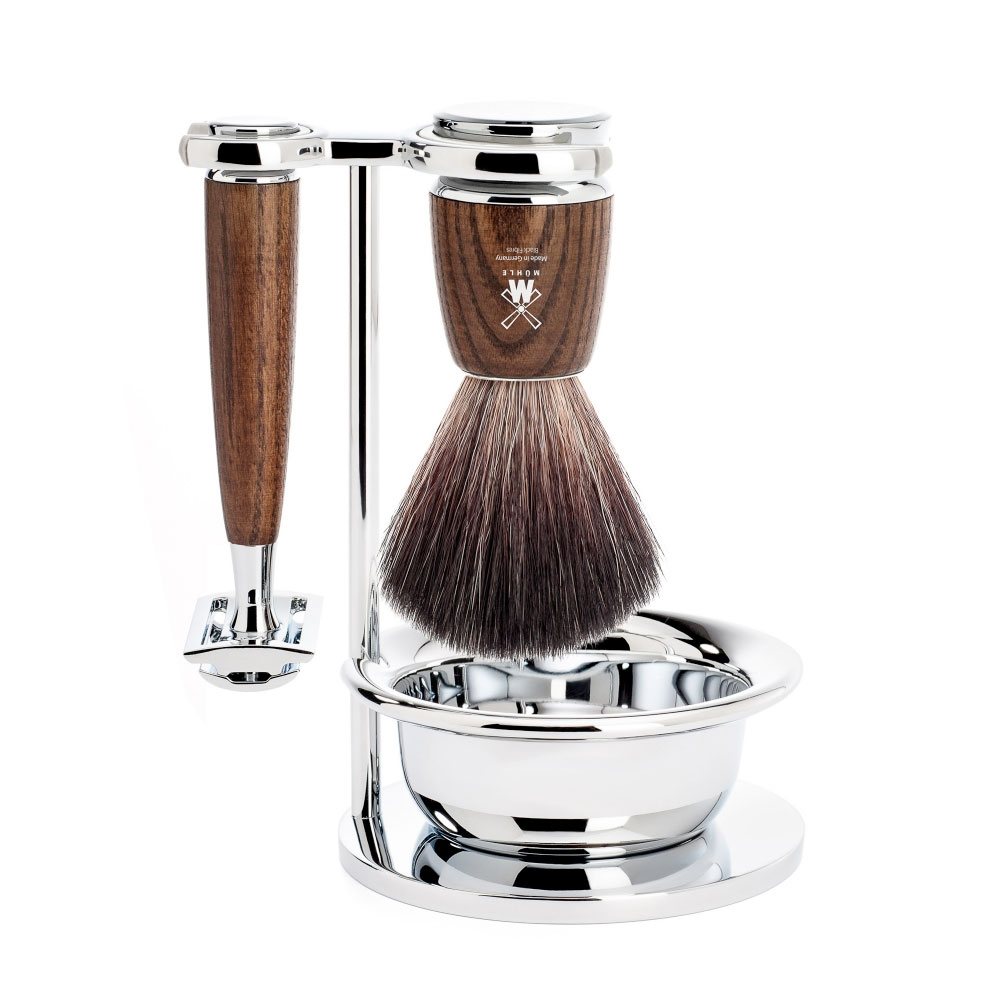 Muehle - Rytmo - 3 Piece Shaving Set - Steamed Ash