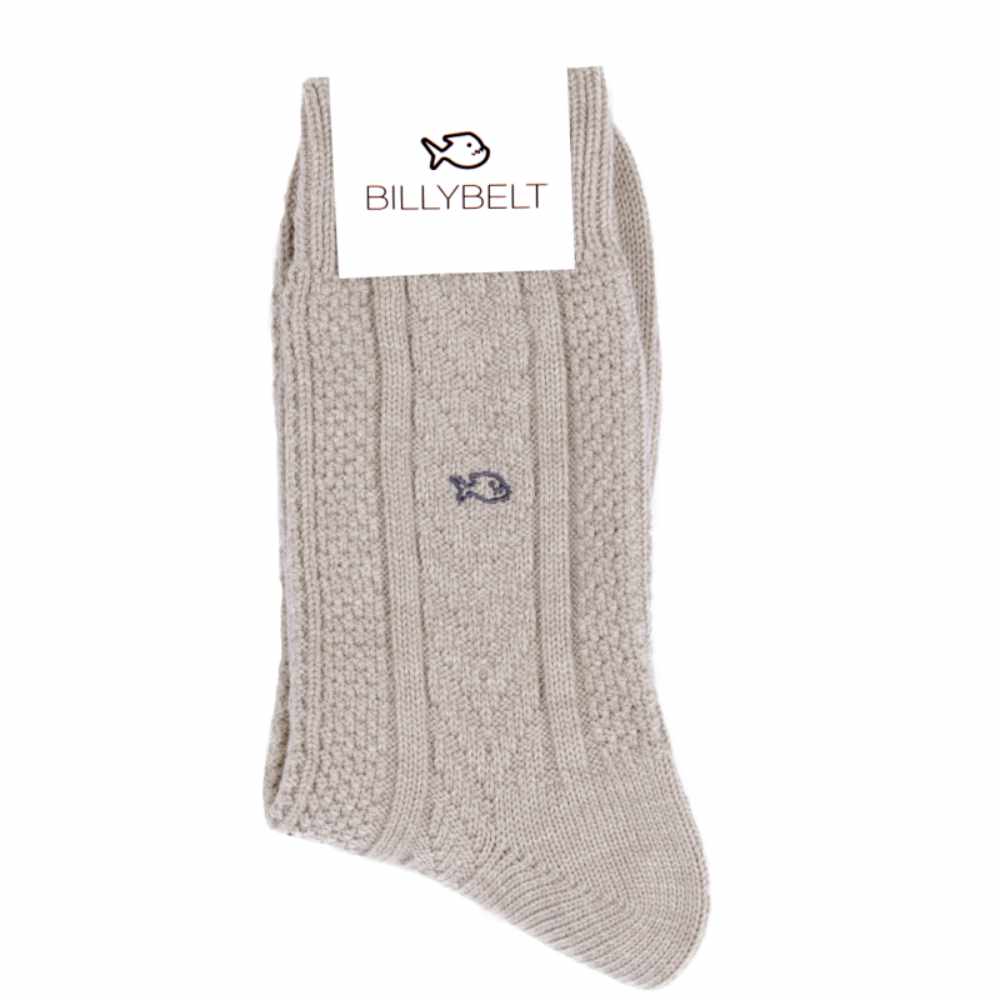 BillyBelt - Chaussettes laine de Mérinos - Beige