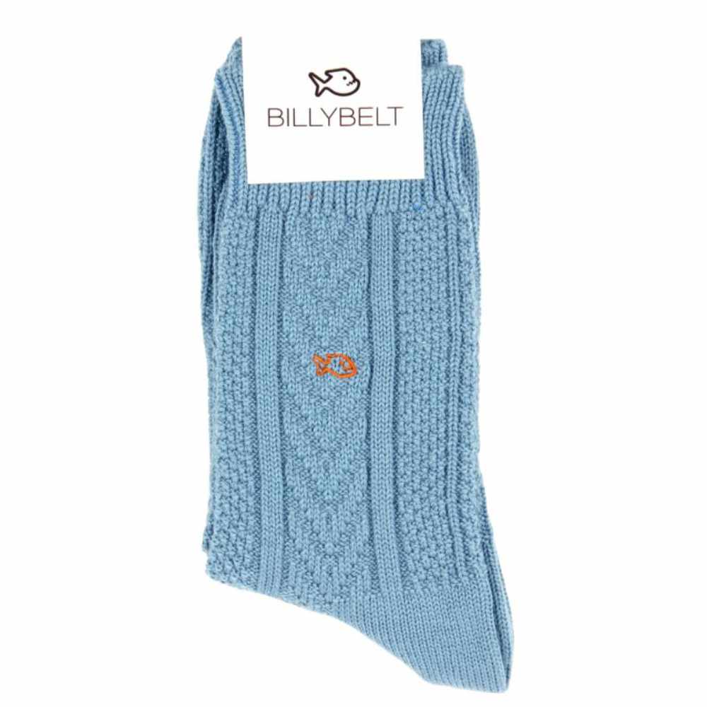 BillyBelt - Chaussettes laine de Mérinos - Azur