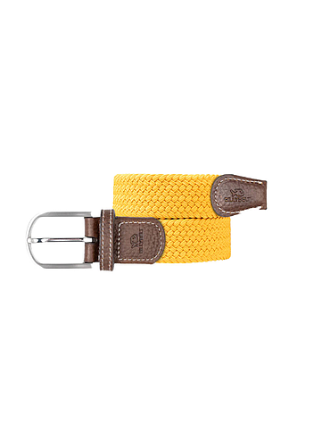 Billybelt - Elastische gevlochten riem - Orange Tropical - Maat 1