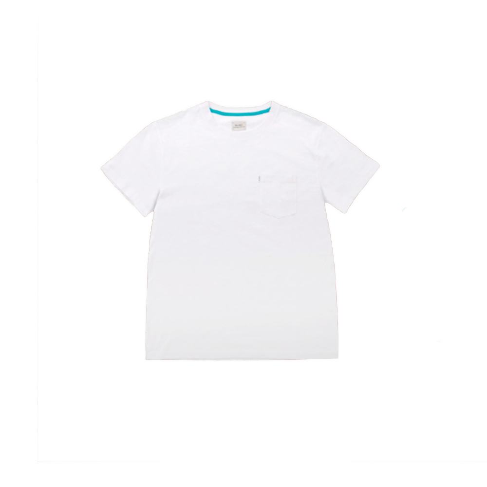 BillyBelt - Tee-Shirt L'authentique - Blanc Flammé - Taille M