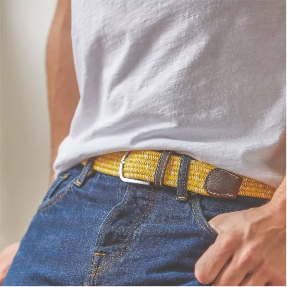 Billybelt - Ceinture coton cirée élastique - Marmara - Taille 1
