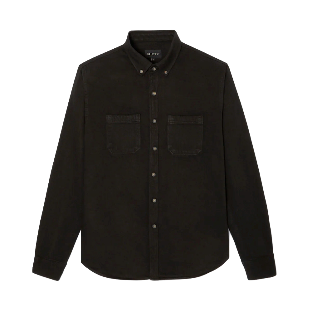 BillyBelt - Chemise en denim Noir - 7,5 oz - Large
