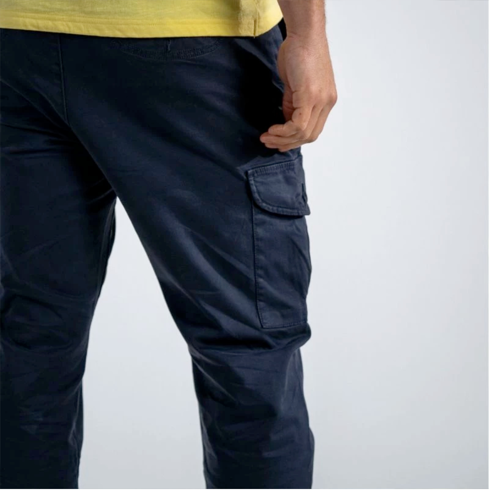 BillyBelt - Pantalon Cargo Bleu Marine - 40