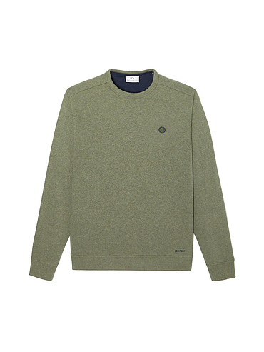 BillyBelt - Biokatoen Sweater 400 gr - Kaki Chiné - L