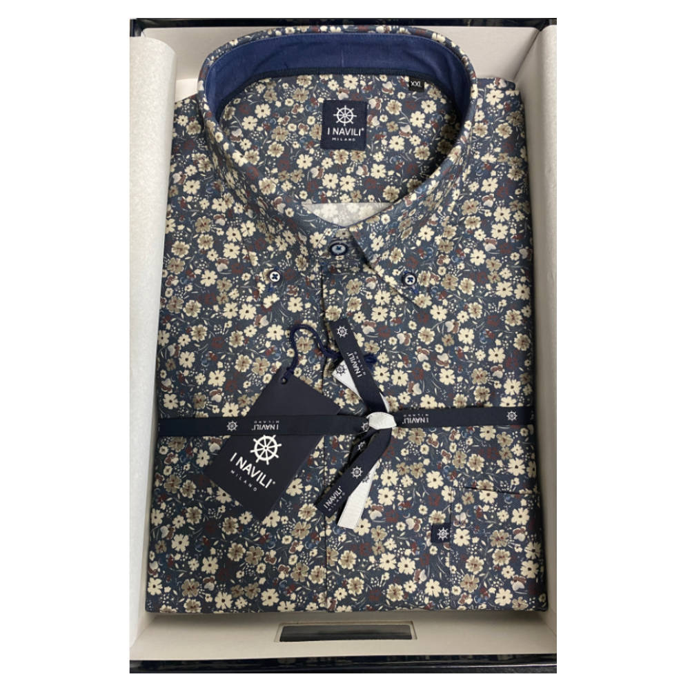 Navili - Chemise Lampedusa Bleu - M
