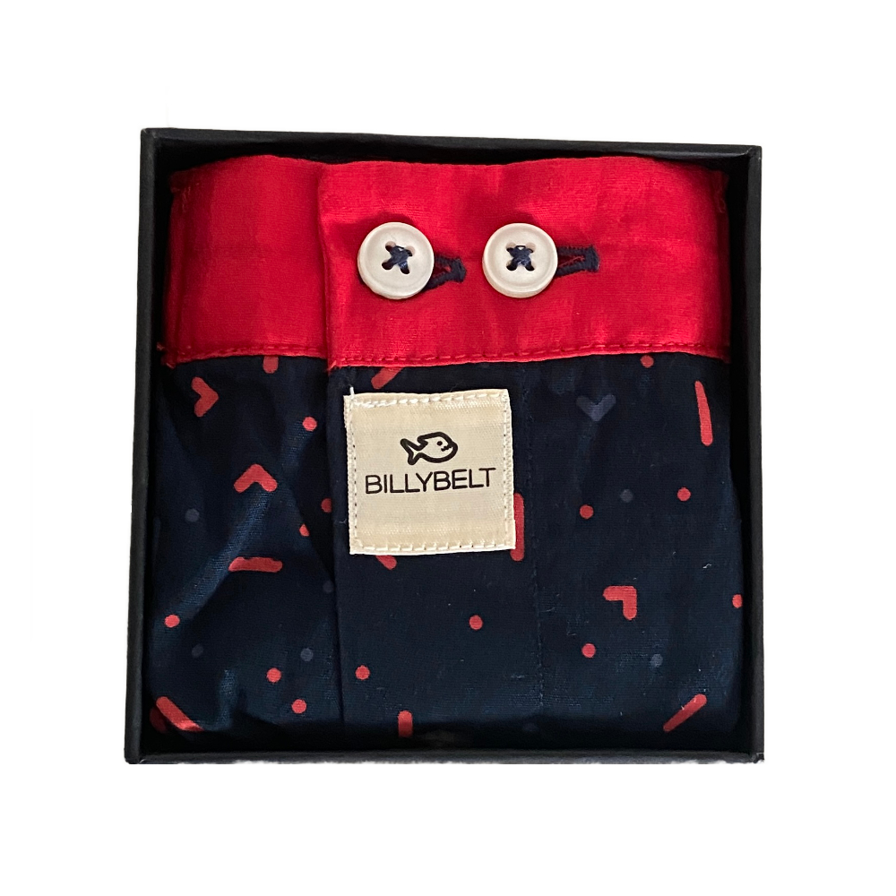 BillyBelt - Caleçon en coton bio - Fireworks - Taille M