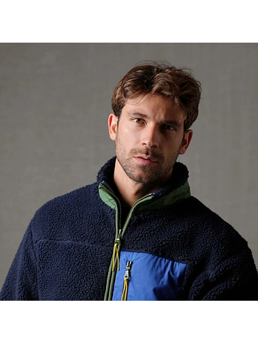 BillyBelt - Sherpa Jacket - Marine - XL