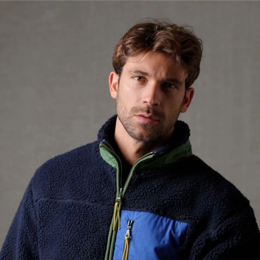 BillyBelt - Sherpa Jacket - Marine - XL