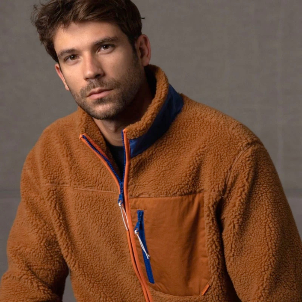 BillyBelt - Sherpa Jacket - Camel - M