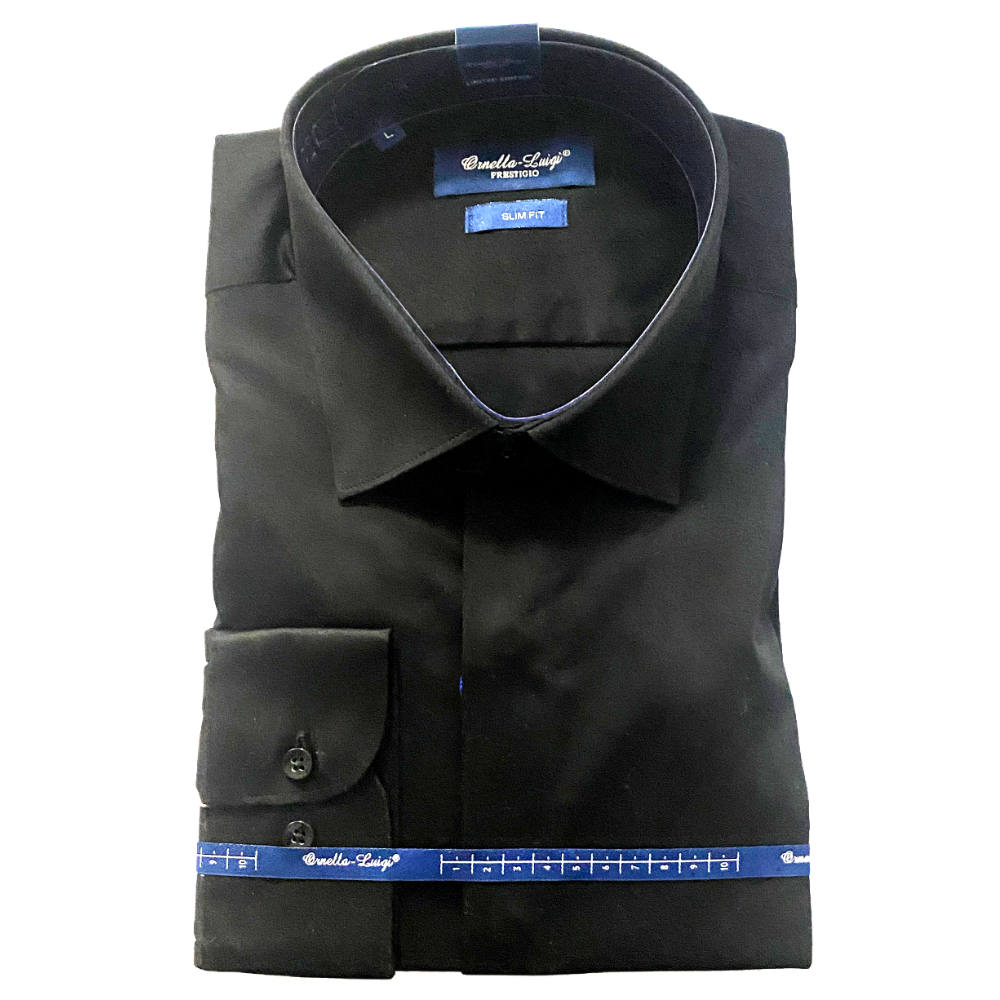 Ornella - Chemise Noire - XL