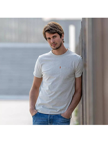 BillyBelt - Tee-Shirt Gris Vintage - Taille L