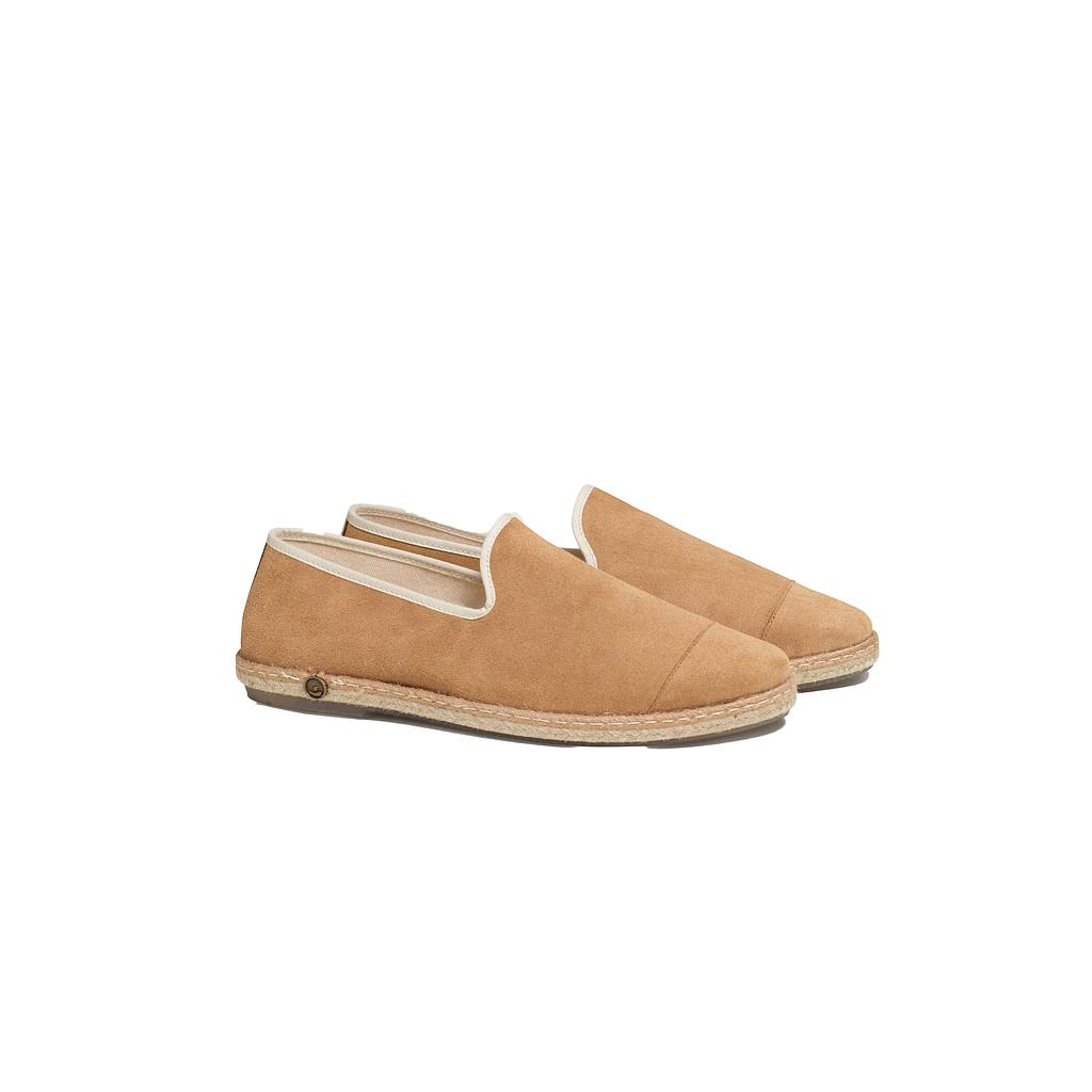 Angarde - Camel leder Espadrille - 46