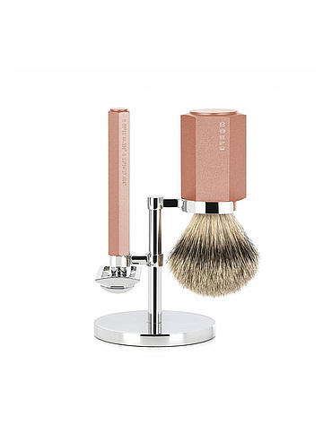 Muehle - Hexagon - Kit de rasage - Sunrise - Silvertip