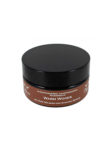 Meissner - Shaving Soap - Warm Woods - Glass - 75g