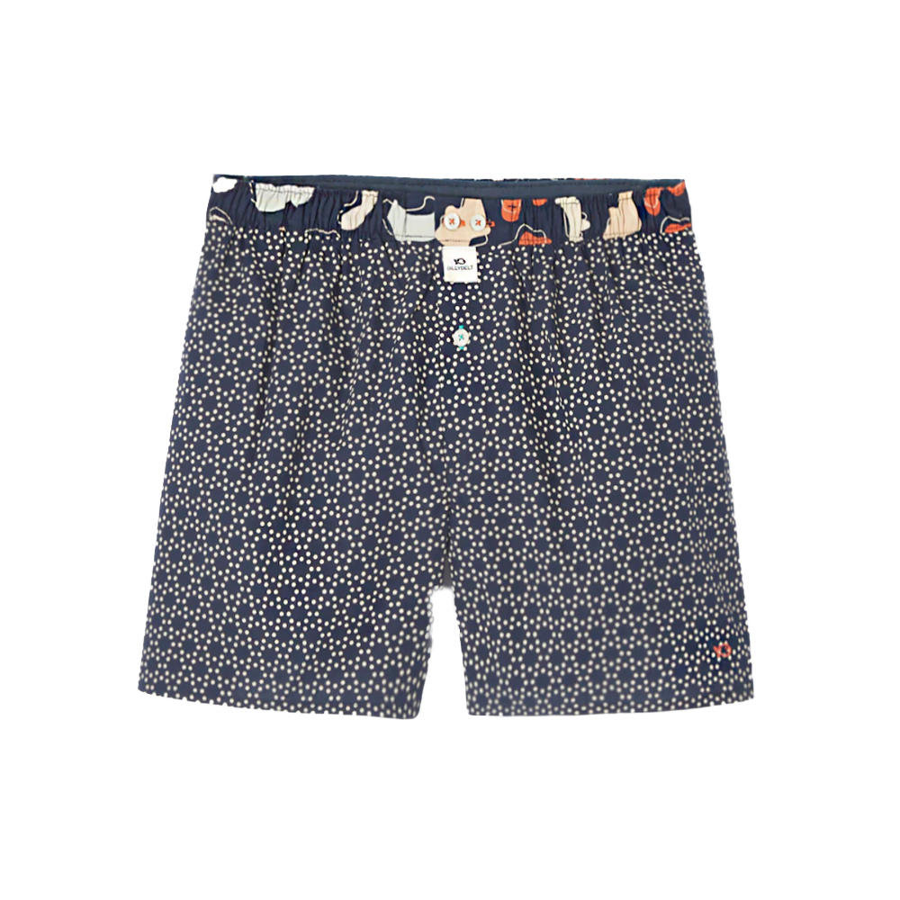 BillyBelt - Caleçon en coton bio - Dots circle - Taille XL