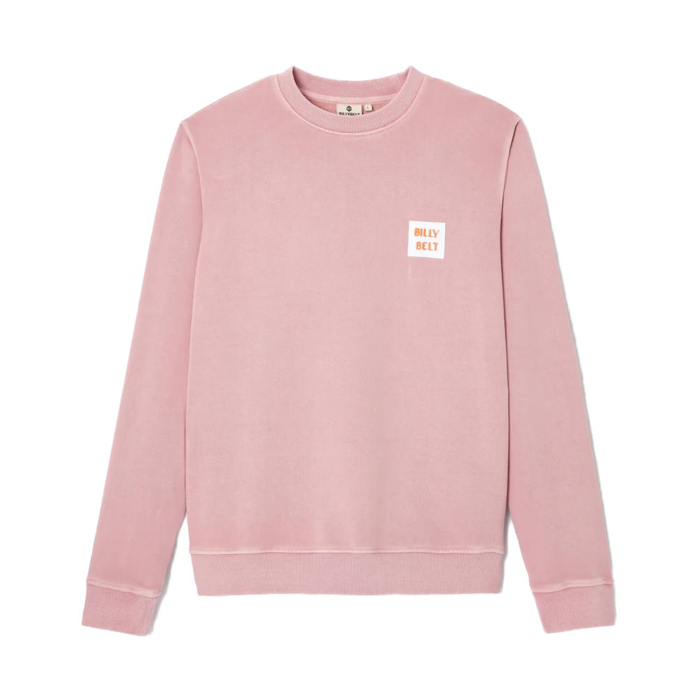 BillyBelt - Organic cotton sweatshirt 400 gr - Rose - XL