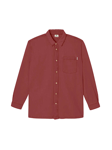 BillyBelt - Denim overhemd - Bordeaux - XL
