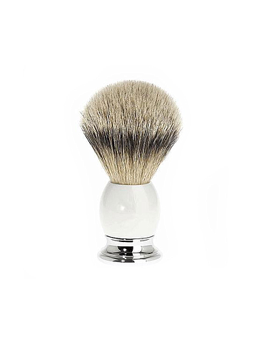 Muehle - Sophist - Silvertip shaving brush - Porcelain - 23mm