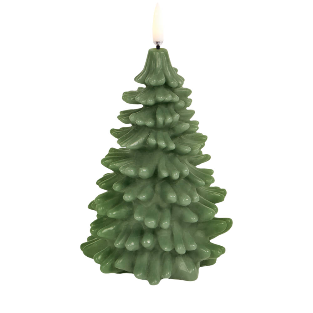 Uyuni - LED candle Christmas tree - Olive green