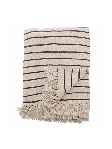 Blooming Ville - Eia Plaid en coton recyclé - Marron